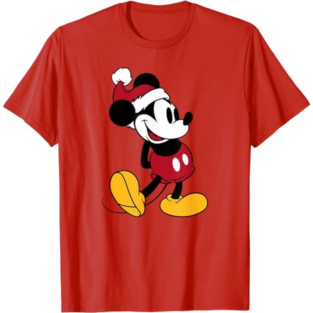 Disney Classic Mickey Mouse Men's Holiday T-Shirt SZ US L: NWOT